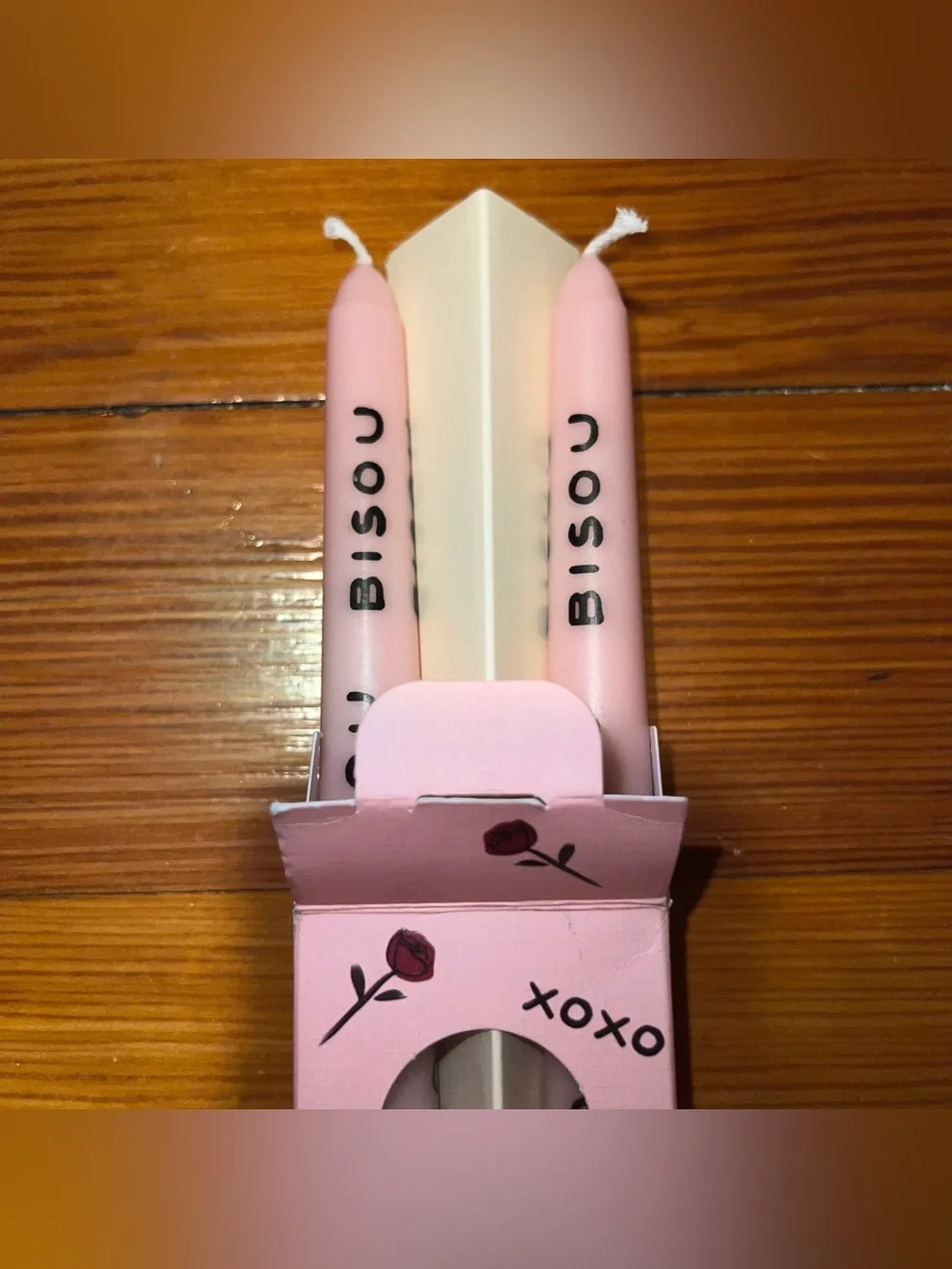 ANTHROPOLOGIE Bisou Taper Candles